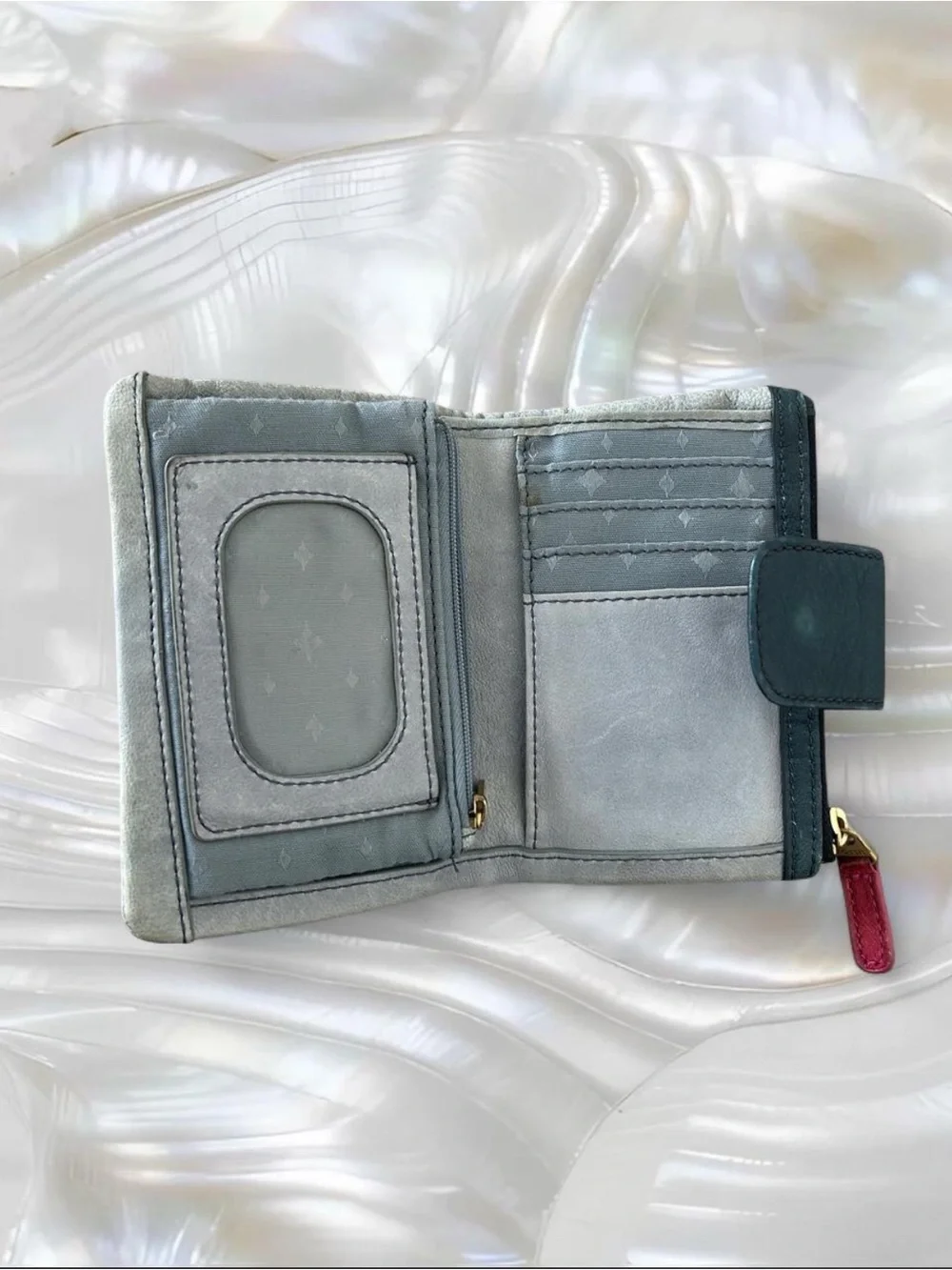 Fossil long live vintage stripped wallet